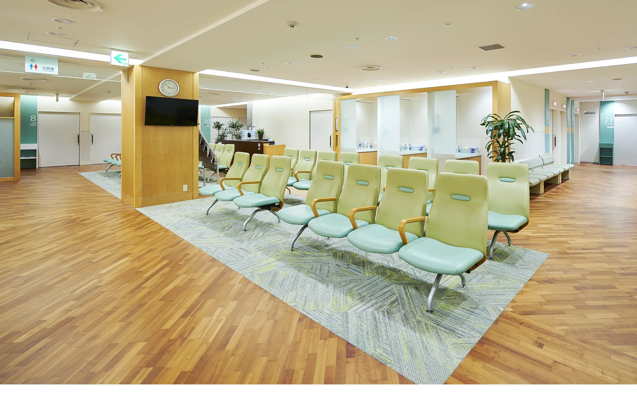 大野クリニックの待合室