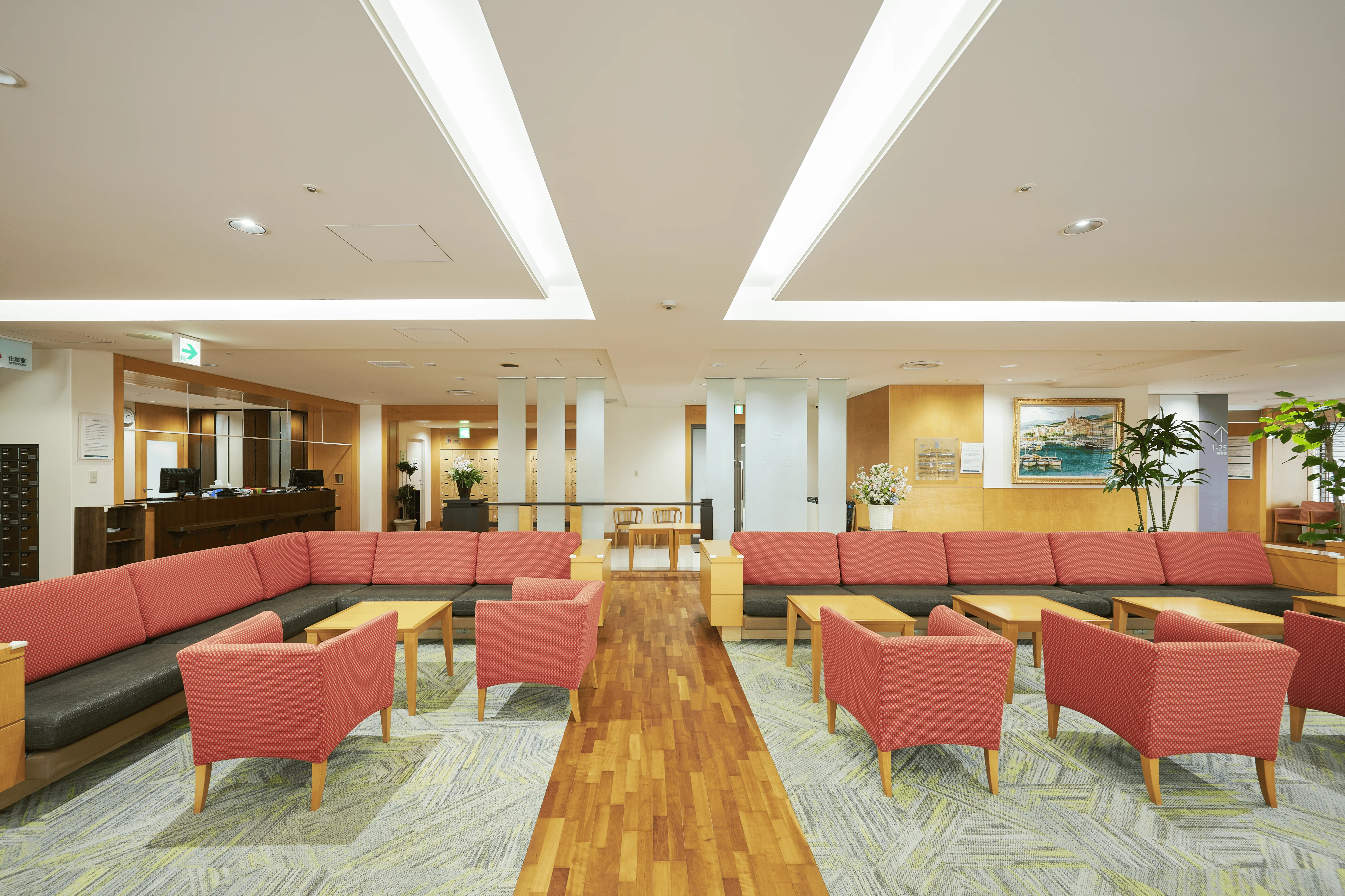 大野クリニックの待合室